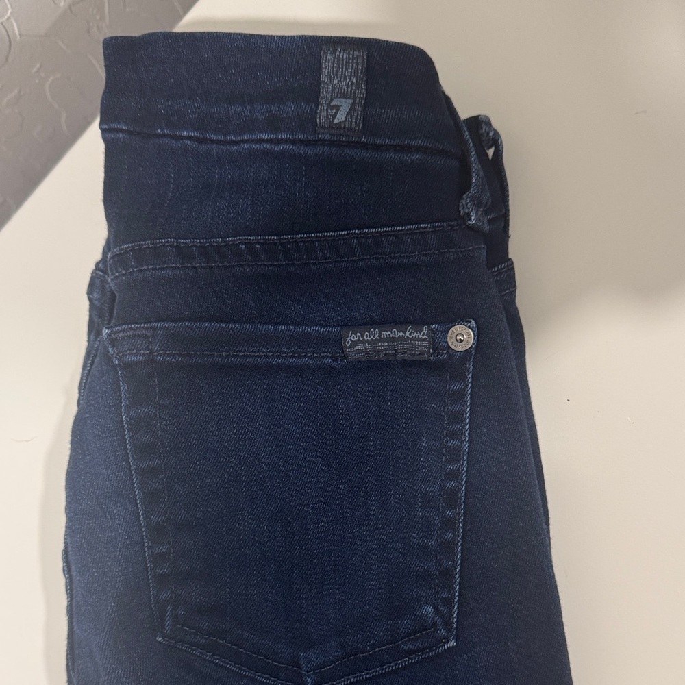 7 For All Mankind Women's Indigo High Rise Jeans